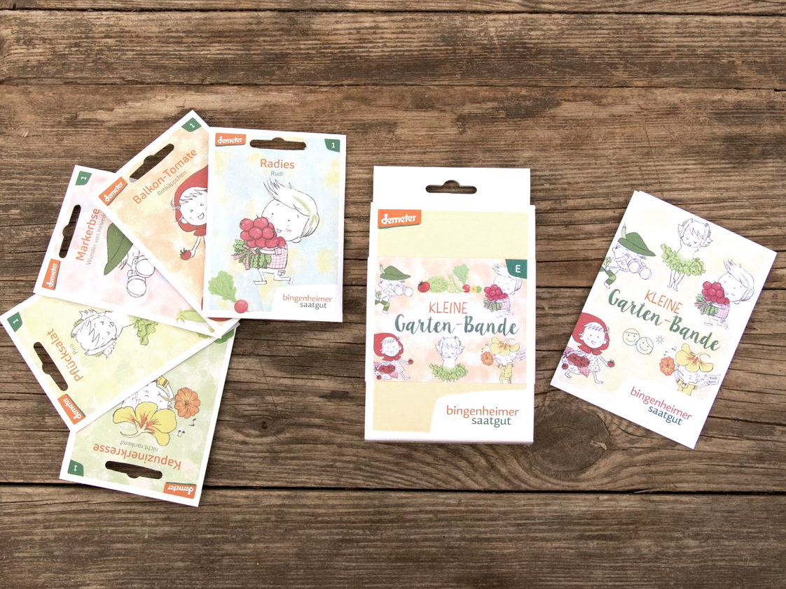 Saatgutbox ,Kleine Garten Bande‘ 